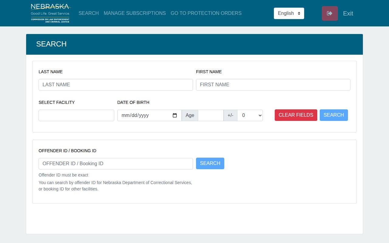 Adams County NEVCAP custody search and notification route